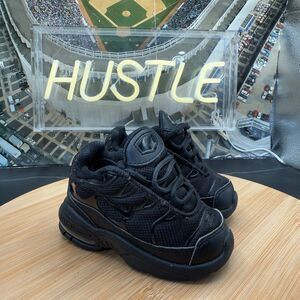 Nike Air Max Plus TD 'Triple Black' Toddler Shoes Sz 5C